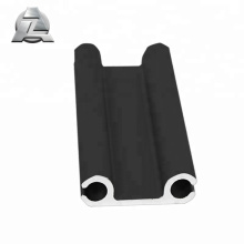 6061 T6 black aluminium profile for tent keder rails